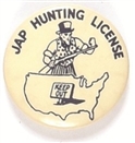 WW II Jap Hunting License