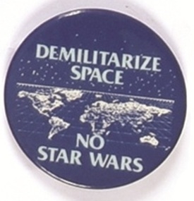 Demilitarize Space No Star Wars