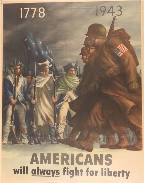 Fight for Liberty WW II Poster