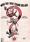 Anti Axis World War II Sheet Music