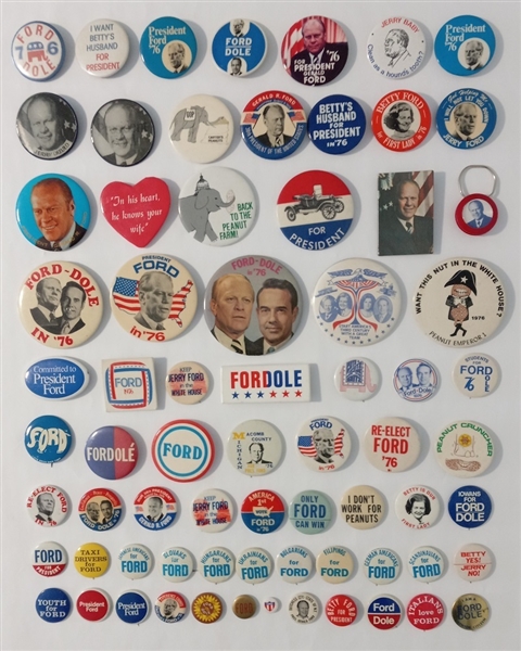 Collection of Gerald Ford Pins