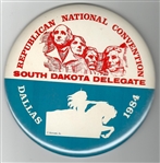 Reagan South Dakota Delegate 6-Inch Pin