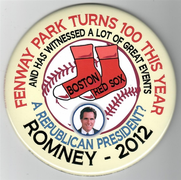 Mitt Romney Fenway Park