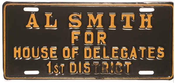 Al Smith House of Delegates License