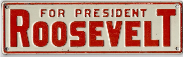 Roosevelt for President License