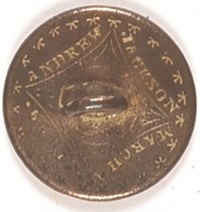 Andrew Jackson 1829 Brass Button