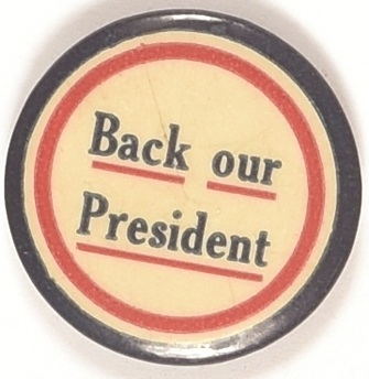 Wilson Back Our President
