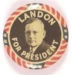 Landon for President Stars and Stripes