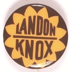 Landon, Knox Sunflower Celluloid