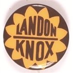 Landon, Knox Sunflower Celluloid