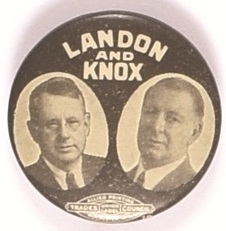 Landon and Knox Scarce Jugate