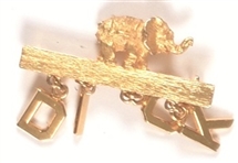 Nixon "Dick" Elephant Pin