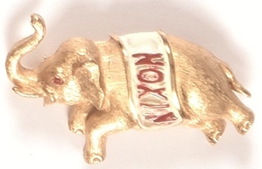 Nixon GOP Elephant Pin