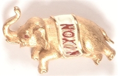 Nixon GOP Elephant Pin