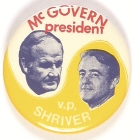 McGovern, Shriver Unusual Jugate