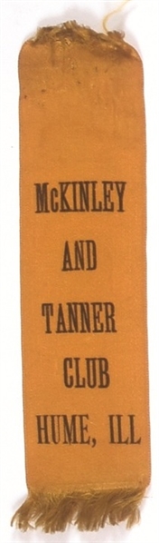 McKinley and Tanner Club Illinois Ribbon