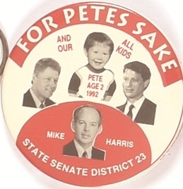 Clinton for Petes Sake Oklahoma Coattail