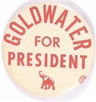 Goldwater for President Elephant Pin