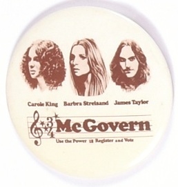 McGovern Concert Pin