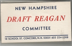 New Hampshire Draft Reagan Committee