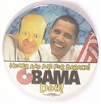 Obama, Homer Simpson. Doh!
