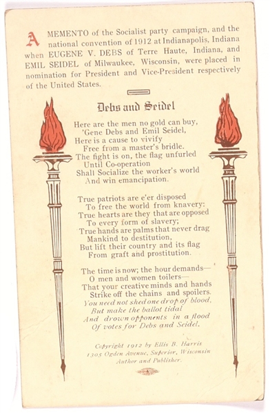 Debs and Seidel Poetry Card