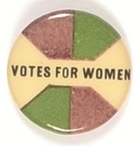 Votes for Women Purple and Green Suffrage Pin