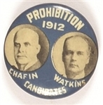 Chafin, Watkins 1912 Prohibition Jugate