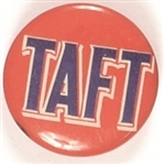Taft Orange and Blue Celluloid