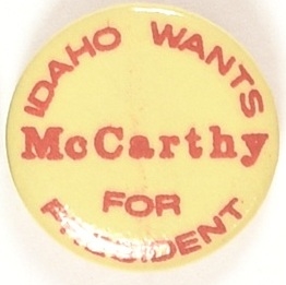 Idaho Wants McCarthy