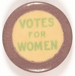 Votes for Women Purple and Green Celluloid