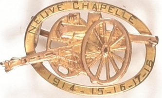 Neuve Chapelle World War I Pin