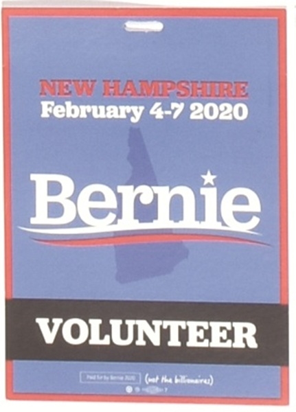 Sanders New Hampshire Volunteer
