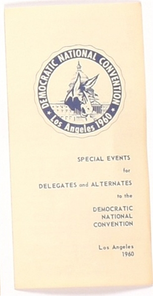 JFK 1960 Convention Special Events