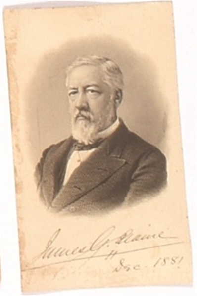 James Blaine CDV