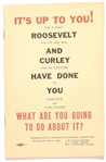 Anti Roosevelt and Curley Massachusetts Booklet