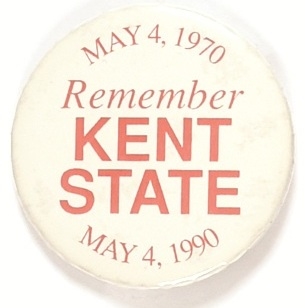 Remember Kent State 20th Anniversary Pin