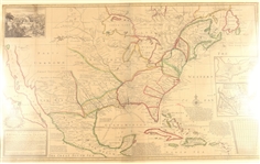America Claimed By France 1720 Map