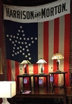 Giant Harrison-Morton Maine Coattail Banner