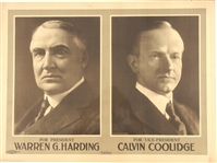 Harding, Coolidge Postergraph Jugate