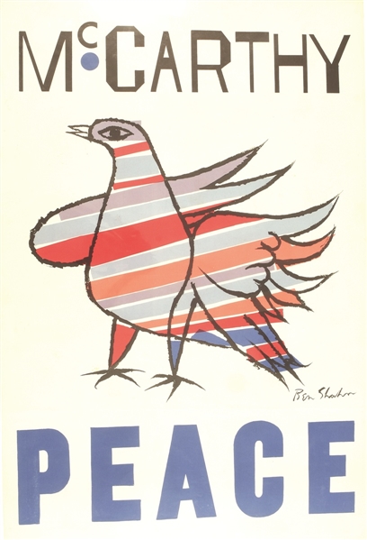 McCarthy Peace Poster by Ben Shahn