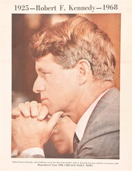 Robert Kennedy Chicago Daily News Poster