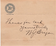 Bryan Signed Letter and Card