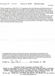 Bryan Signed Letter and Card
