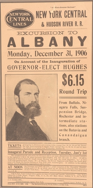 Hughes New York Central Railroad Advertisement