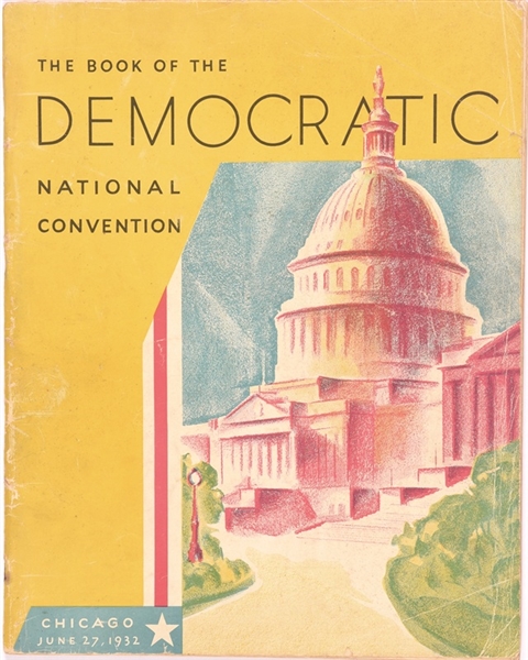 FDR 1932 Democratic Convention Book