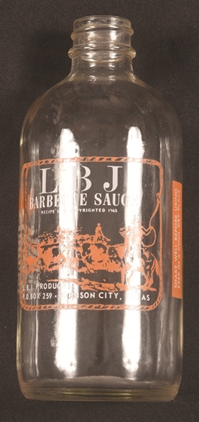 LBJ Barbecue Sauce Bottle