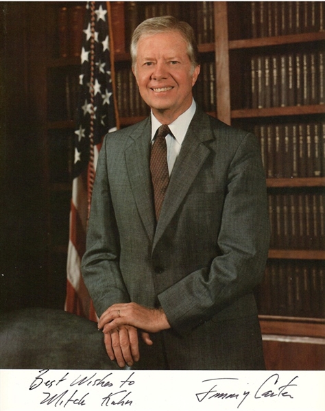 Signed Jimmy Carter Photo