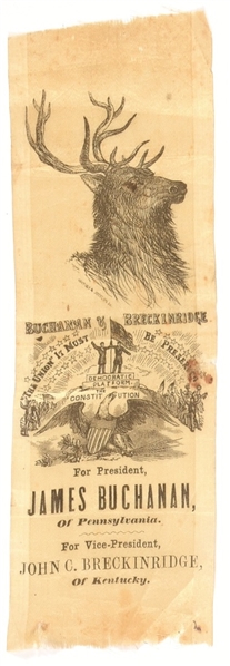 Buchanan and Breckinridge Must be Preserved Ribbon