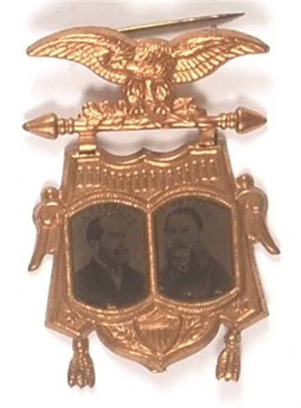 Garfield and Arthur Eagle Jugate Ferrotype